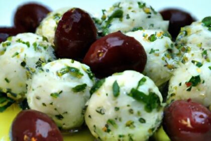Creamy Labneh Balls in Olive Oil: A Mediterranean Delight