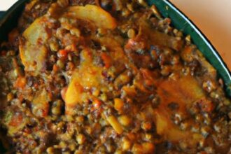 Hearty Vegetarian Moussaka with Lentils: A Flavorful Twist