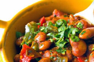 Hearty Mediterranean Pantry Chili with Beans & Tomatoes