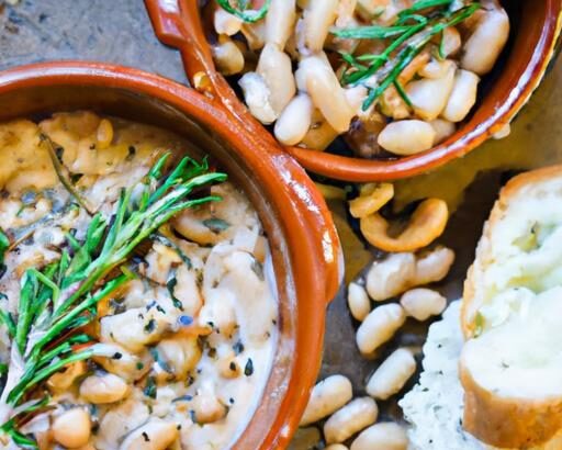 Wholesome White Bean Dip: Rosemary & Olive Oil Delight