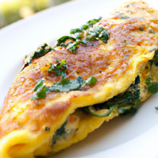 Fluffy Omelette with Fines Herbes: A Herbaceous Delight