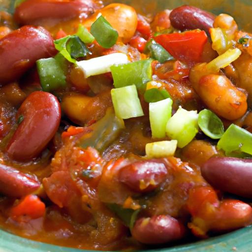 Hearty Mediterranean Pantry Chili with Beans & Tomatoes