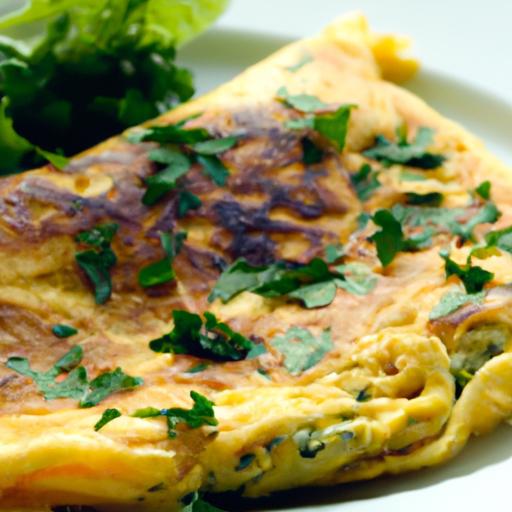 Fluffy Omelette with Fines Herbes: A Herbaceous Delight