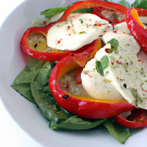 Creamy Fresh Mozzarella Meets Sweet Roasted Red Peppers