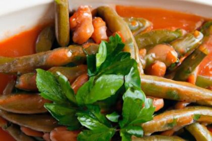 Savor the Magic of Fasolakia: Greek Green Beans in Tomato Sauce