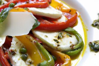 Creamy Fresh Mozzarella Meets Sweet Roasted Red Peppers