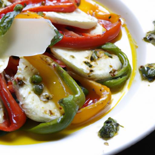 Creamy Fresh Mozzarella Meets Sweet Roasted Red Peppers