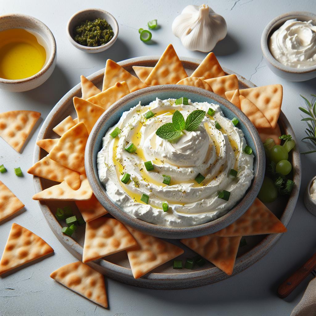Whipped Feta Dip & Pita Chips: Creamy, Crunchy Delight