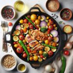 Mediterranean Magic: One-Pan Chicken & Veggie Feast