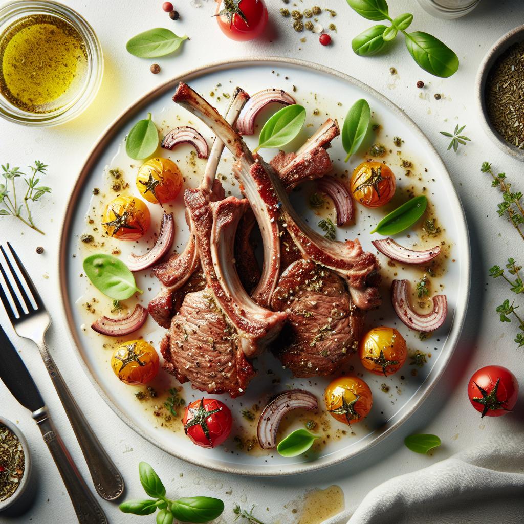 Savor the Flavor: Greek Lamb Chops with Oregano Magic