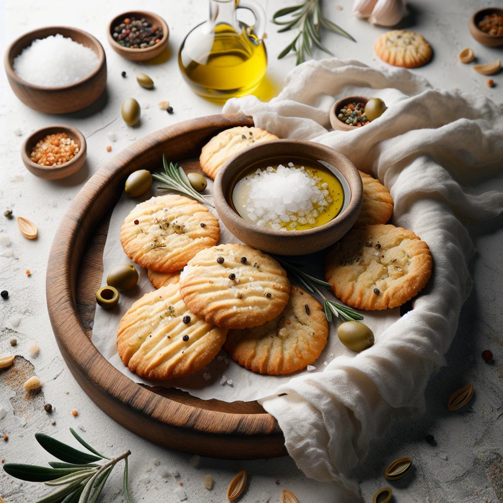 Crisp & Savory: Crafting Simple Olive Oil Sea Salt Cookies