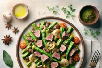 Savor Lebanese Okra with Meat: A Timeless Delight Recipe