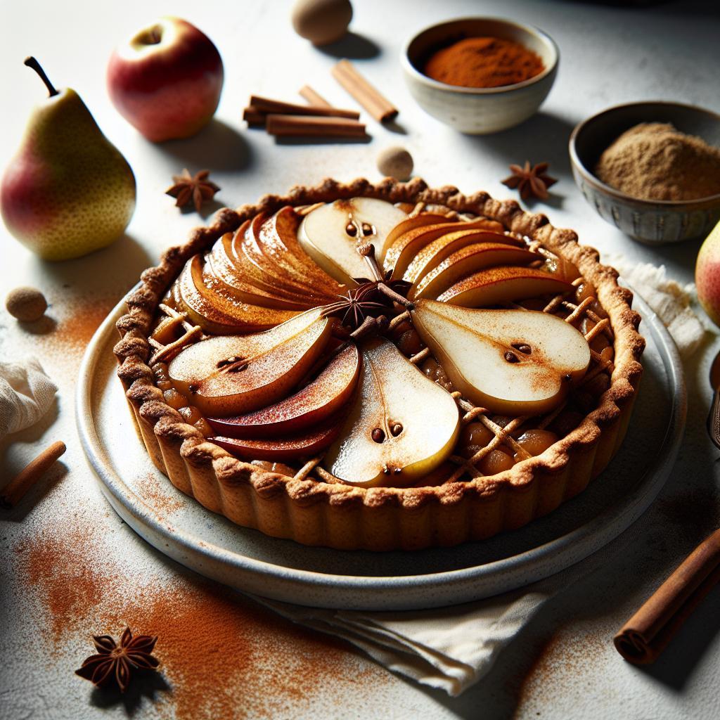 Cozy Up with Chai-Spiced Pear Tart This Fall Season