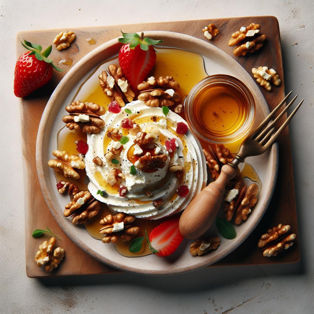 Whipped Feta with Honey & Walnuts: A Sweet-Savory Treat