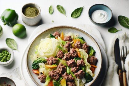 Wholesome Ground Beef & Cabbage: Easy, Savory Delight