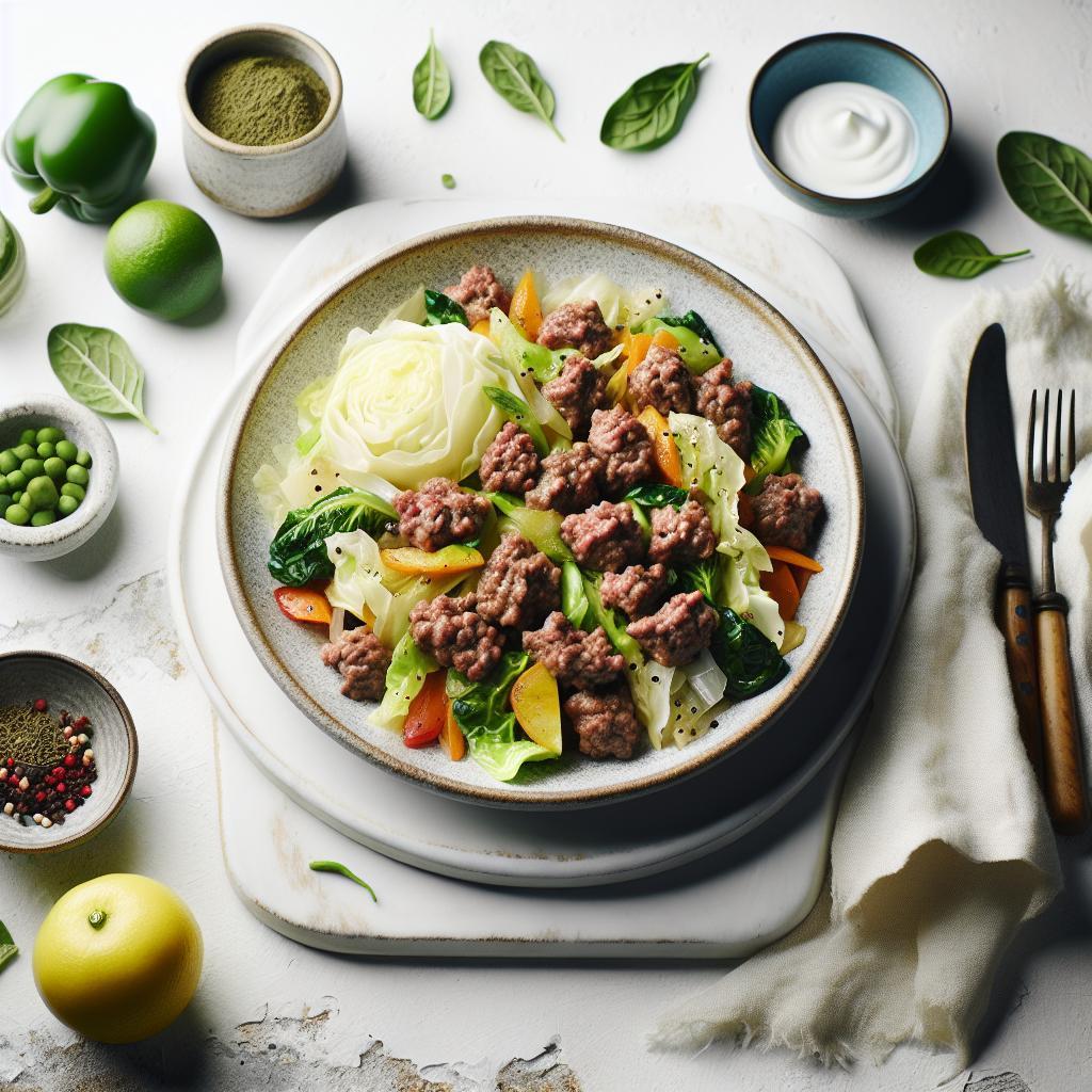 Wholesome Ground Beef & Cabbage: Easy, Savory Delight