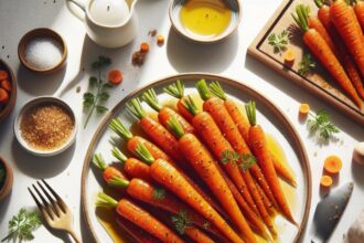 Sweet & Simple Brown Sugar Honey Glazed Carrots Recipe