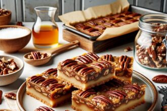 Indulgent Keto Pecan Pie Bars: Sweet Low-Carb Delight
