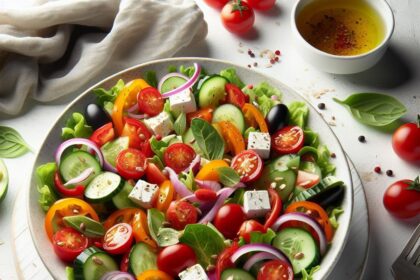 Timeless Greek Salad: Quick, Refreshing & 100% Vegan