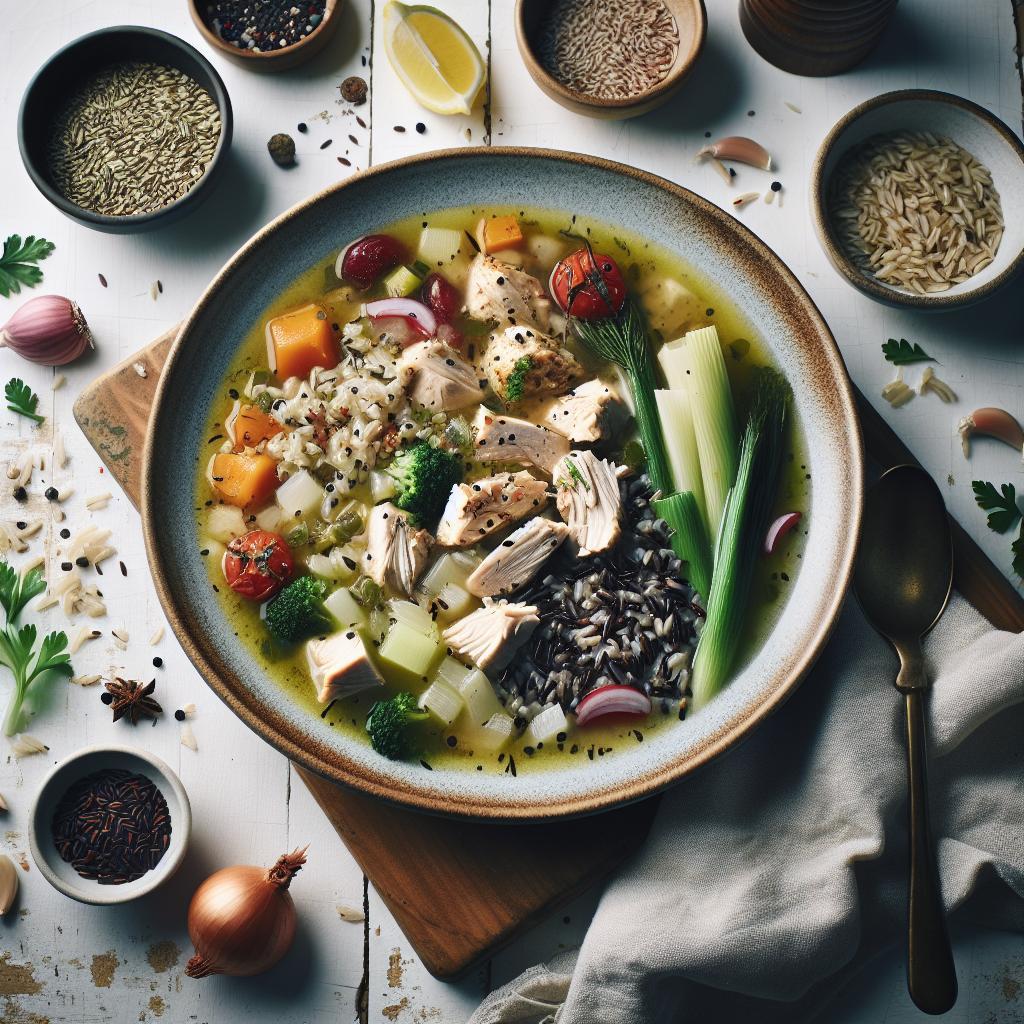 Hearty Chicken and Wild Rice Soup: A Comforting Classic