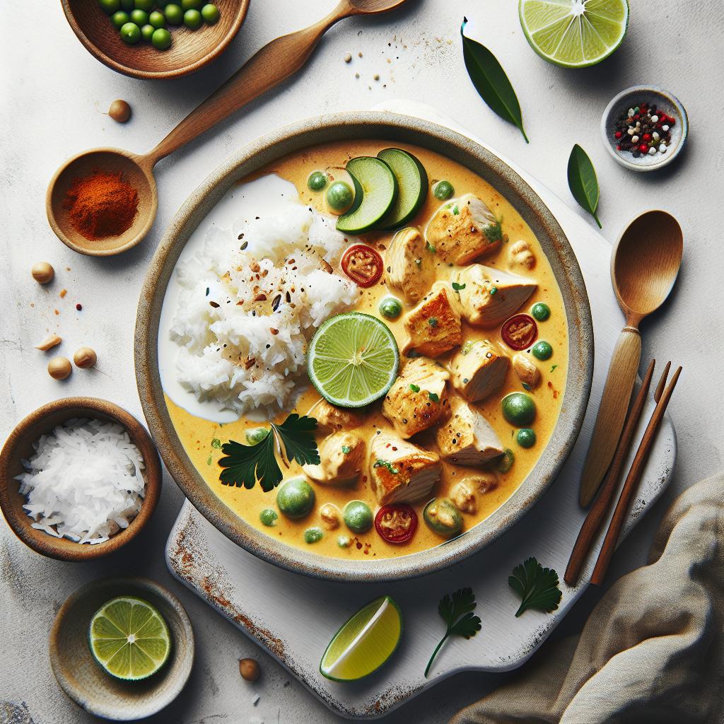 Delight in the Rich Flavors of Creamy Coconut Chicken Curry