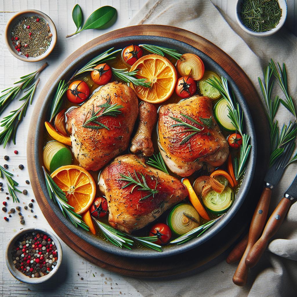 Aromatic Baked Chicken Thighs with Rosemary: Flavor Unleashed