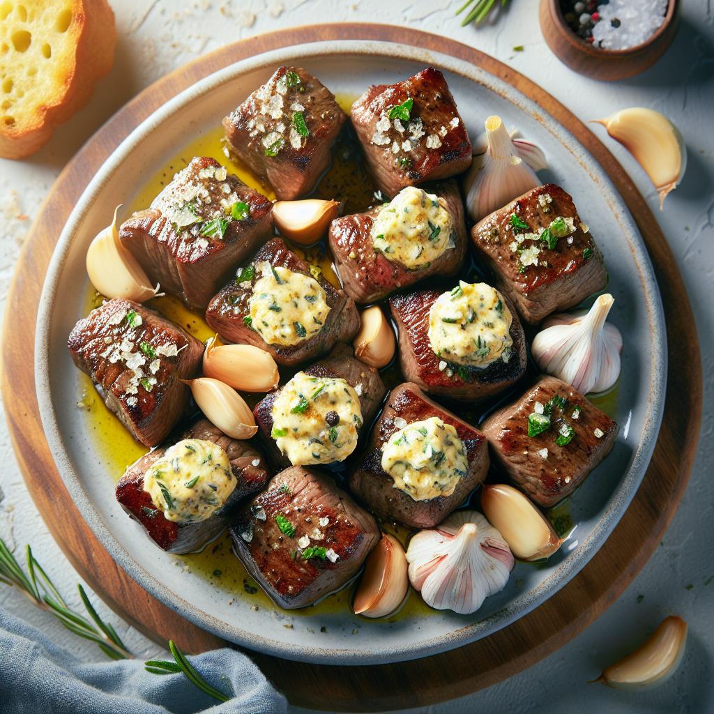 Savor the Flavor: Garlic Herb Butter Steak Bites Recipe