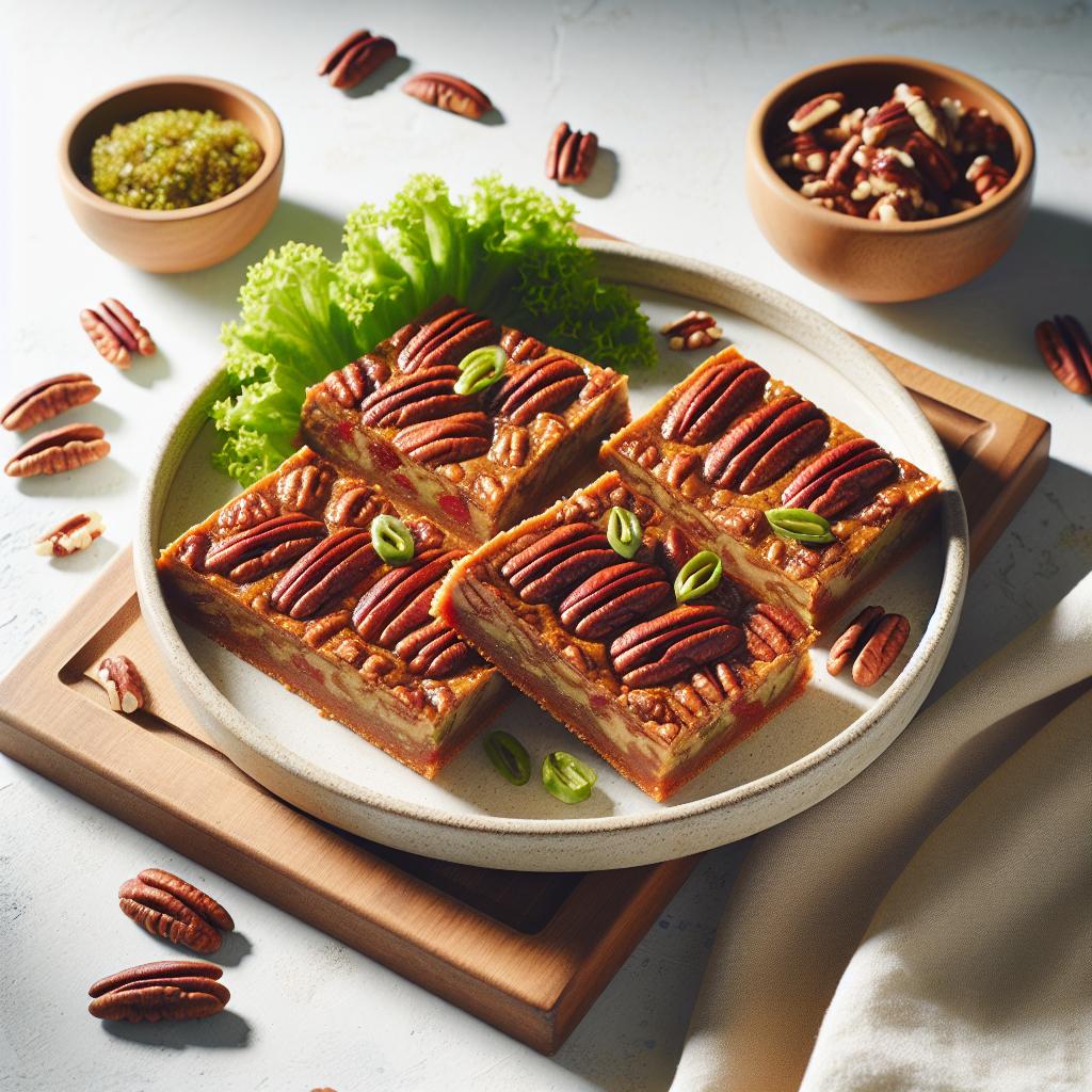 Indulgent Keto Pecan Pie Bars: Sweet Low-Carb Delight