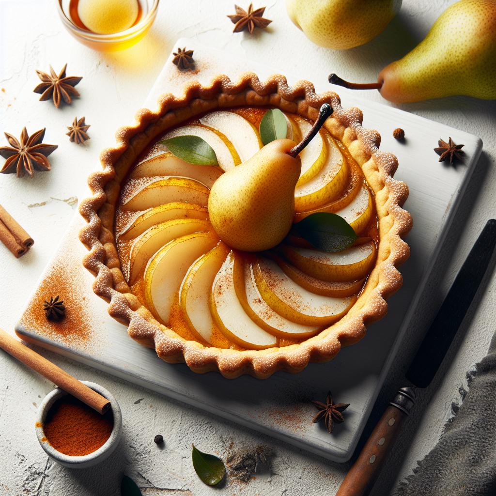 Cozy Up with Chai-Spiced Pear Tart This Fall Season