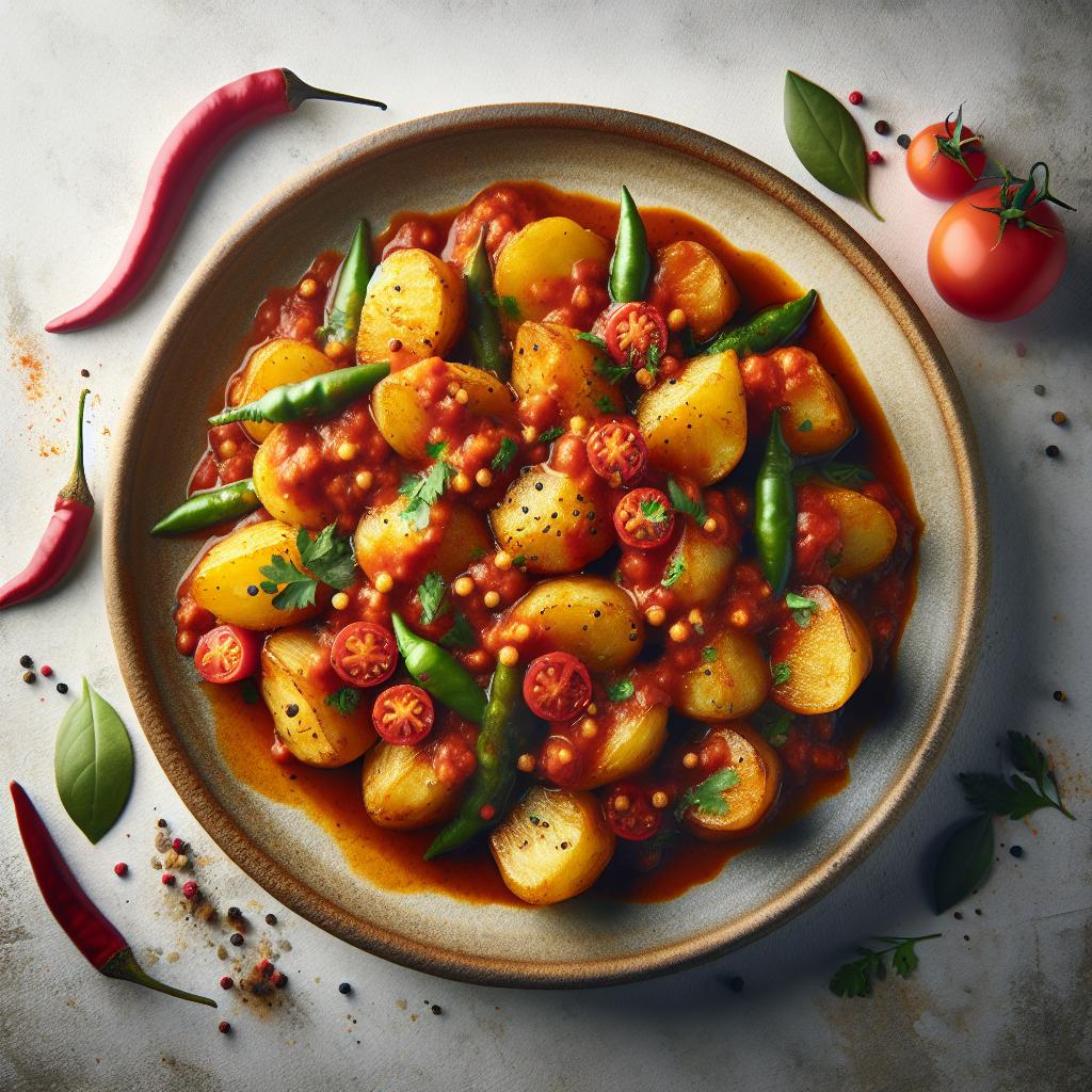 Patatas Bravas: Bold Bites with Spicy Tomato Sauce Delight
