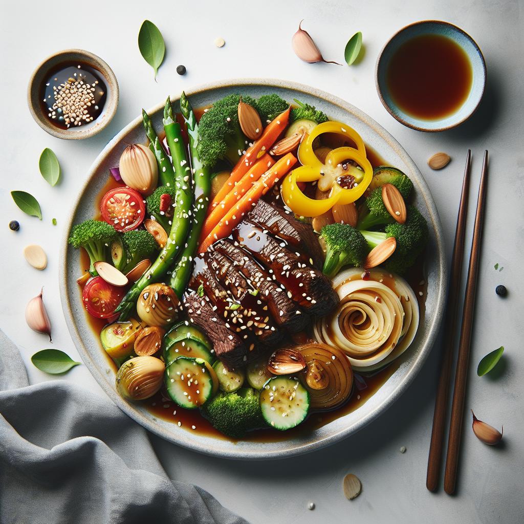 Sweet & Savory Slow Cooker Honey Garlic Beef Delight