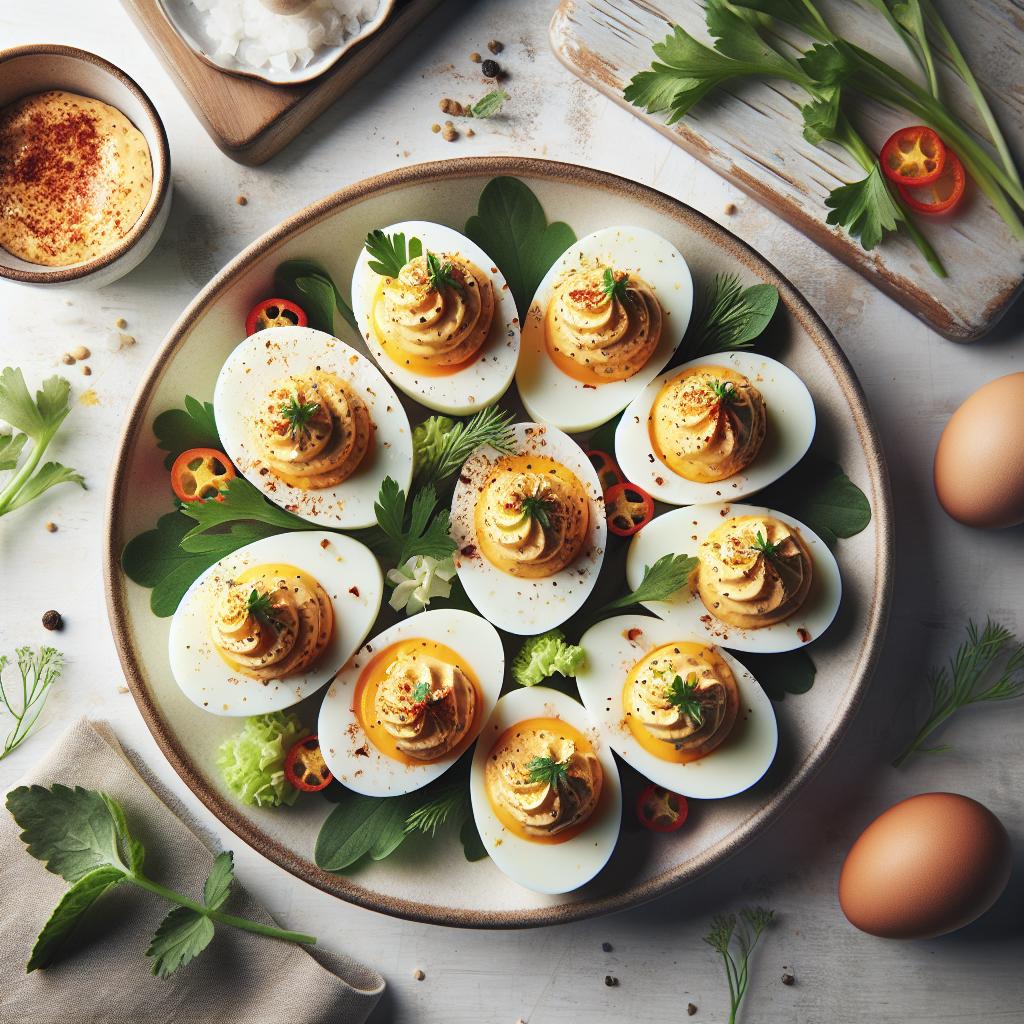 Deviled Eggs Delight: Classic Recipe Meets Bold Twists