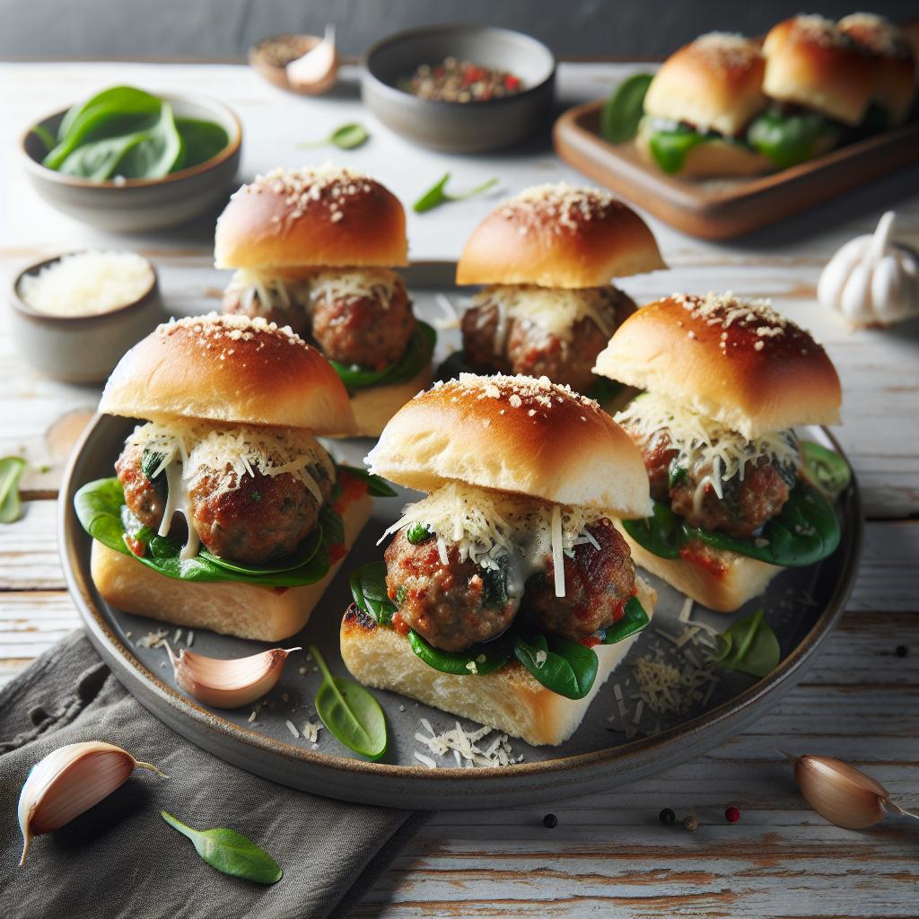 Savory Pull-Apart Meatball Sliders with Garlic Parmesan Bliss