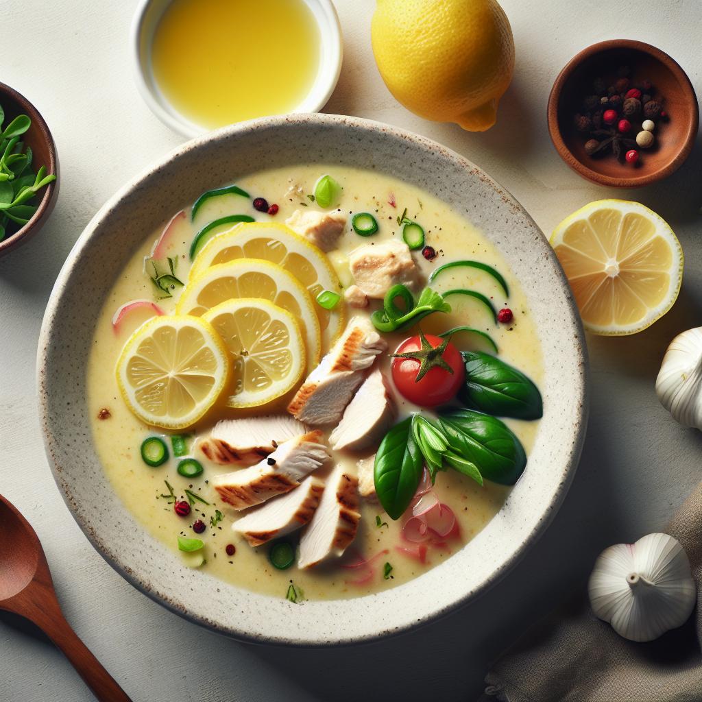 Zesty Comfort: Dive Into Creamy Lemon Chicken Soup Bliss