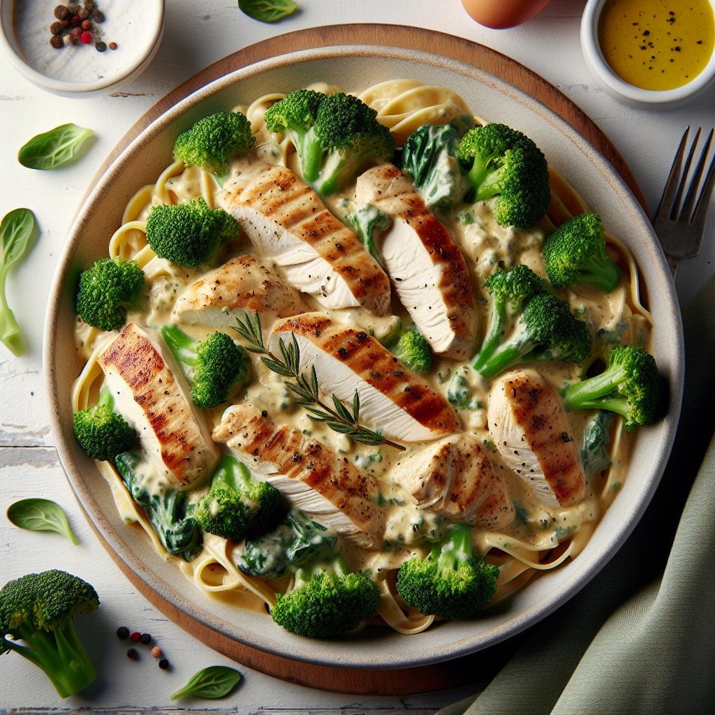 Creamy Chicken Alfredo with Broccoli: A Flavorful Twist