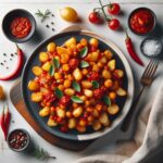 Patatas Bravas: Bold Bites with Spicy Tomato Sauce Delight