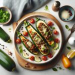 Savory Stuffed Zucchini Boats with Ground Beef Bliss