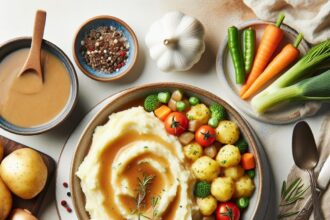 Master the Art of Creamy Mashed Potatoes with Savory Gravy