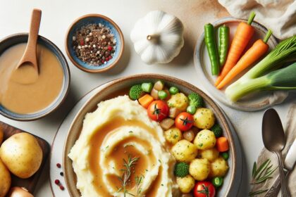 Master the Art of Creamy Mashed Potatoes with Savory Gravy
