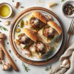 Savory Pull-Apart Meatball Sliders with Garlic Parmesan Bliss