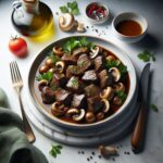Savor Tender Beef Tips Simmered in Rich Mushroom Gravy