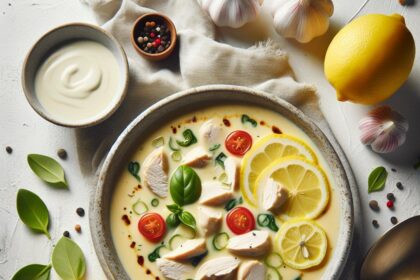 Zesty Comfort: Dive Into Creamy Lemon Chicken Soup Bliss