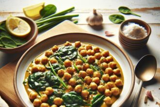 Wholesome Chickpea & Spinach Curry: A Flavorful Delight