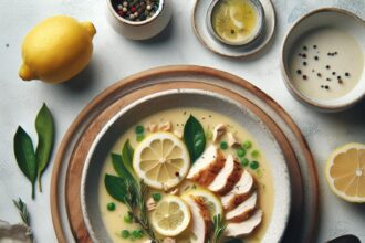 Zesty Delight: How to Make Creamy Lemon Chicken Soup