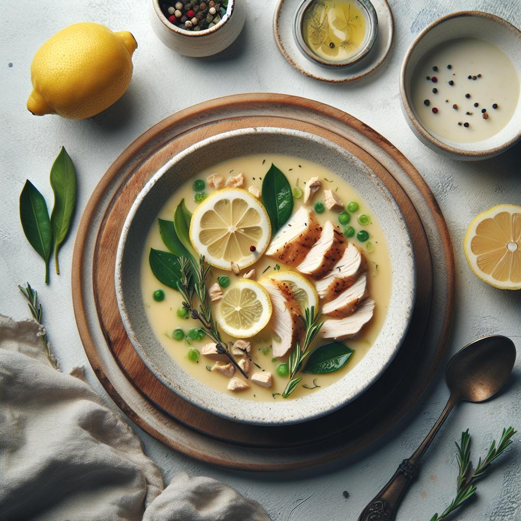 Zesty Delight: How to Make Creamy Lemon Chicken Soup