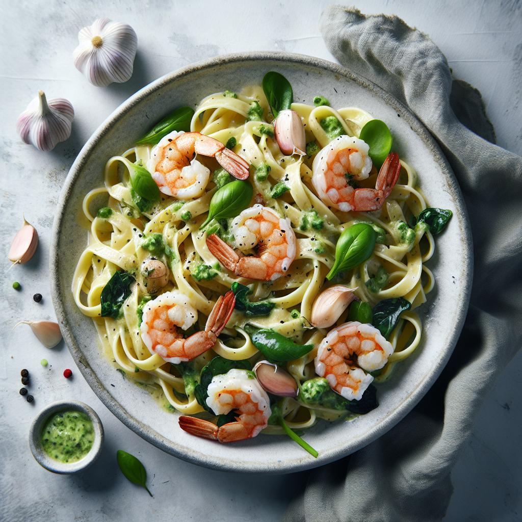 Velvety Garlic Shrimp Pasta: A Creamy Delight Unveiled