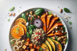 Nourish & Glow: Roasted Sweet Potato and Quinoa Delight