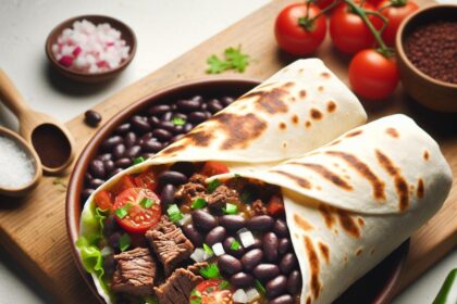Hearty Beef Burritos with Black Beans: A Flavorful Feast