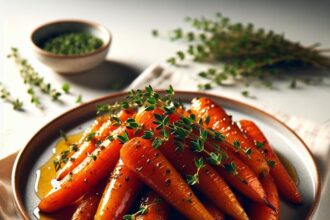Sweet and Savory: Honey Roasted Carrots with Fresh Thyme