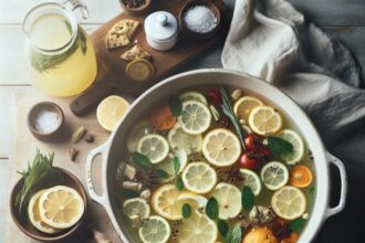 Refreshing Moments: Crafting a Big Batch of Homemade Lemonade